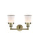 Innovations Lighting Small Canton 2 Light Bath Vanity Light Part Of The Franklin Restoration Collection 208-AB-G181S-LED