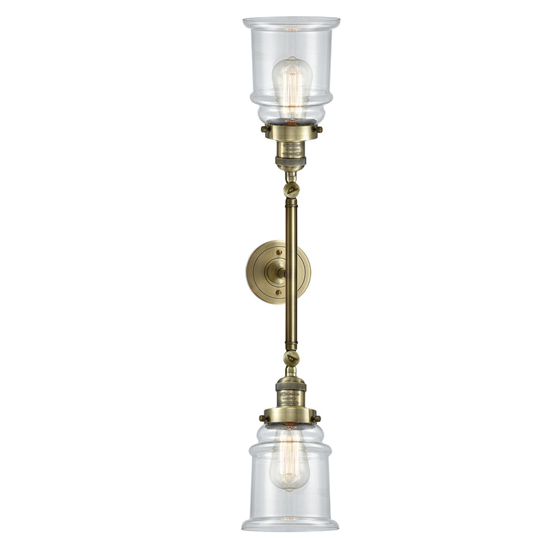 Innovations Lighting Canton 2 Light Bath Vanity Light Part Of The Franklin Restoration Collection 208-AB-G182-LED