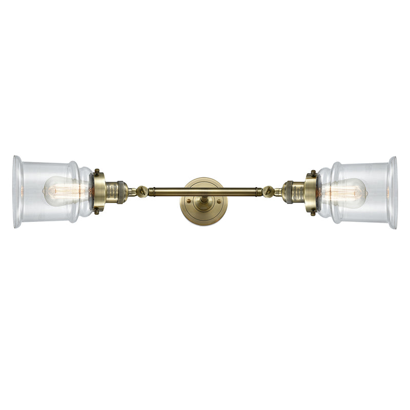 Innovations Lighting Canton 2 Light Bath Vanity Light Part Of The Franklin Restoration Collection 208-AB-G182-LED