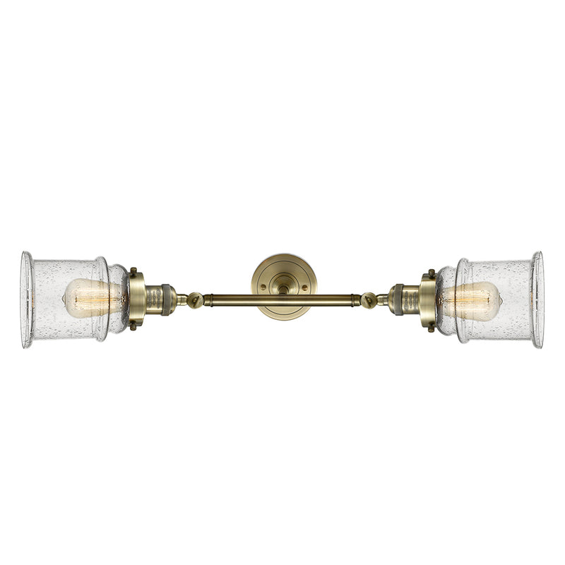 Innovations Lighting Canton 2 Light Bath Vanity Light Part Of The Franklin Restoration Collection 208-AB-G184-LED