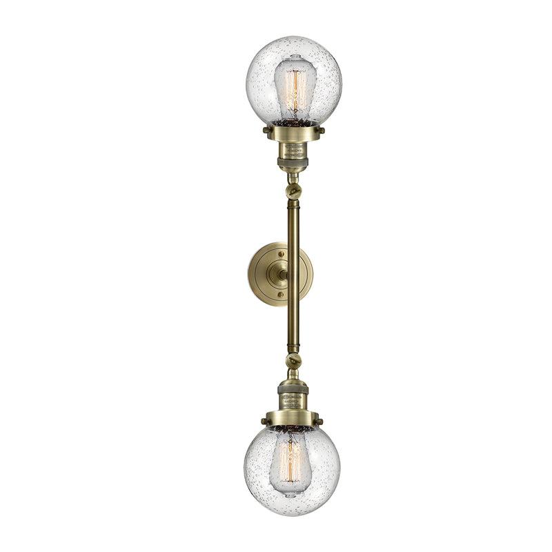 Innovations Lighting Beacon 2 Light 17" Bath Vanity Light 208-AB-G204-6
