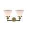 Innovations Lighting Large Cone 2 Light Bath Vanity Light Part Of The Franklin Restoration Collection 208-AB-G41-LED