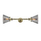 Innovations Lighting Large Cone 2 Light Bath Vanity Light Part Of The Franklin Restoration Collection 208-AB-G43