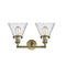 Innovations Lighting Large Cone 2 Light Bath Vanity Light Part Of The Franklin Restoration Collection 208-AB-G44