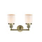 Innovations Lighting Small Bell 2 Light Bath Vanity Light Part Of The Franklin Restoration Collection 208-AB-G51-LED