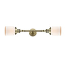 Innovations Lighting Small Bell 2 Light Bath Vanity Light Part Of The Franklin Restoration Collection 208-AB-G51-LED