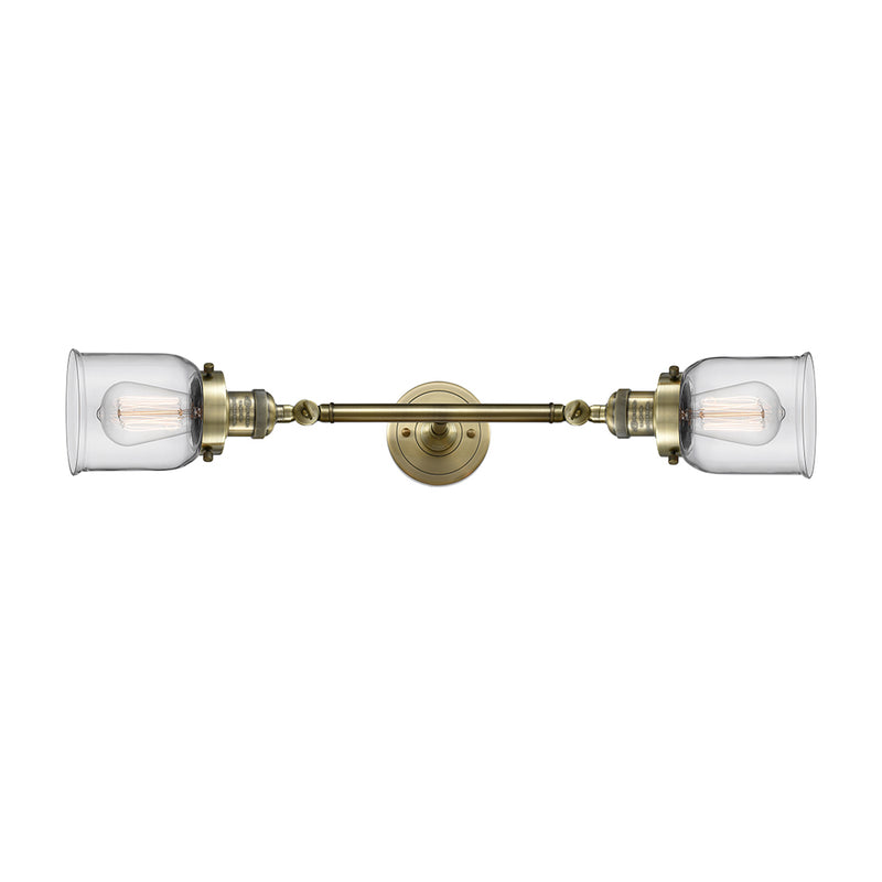 Innovations Lighting Small Bell 2 Light Bath Vanity Light Part Of The Franklin Restoration Collection 208-AB-G52