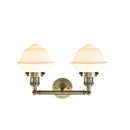 Innovations Lighting Small Oxford 2 Light Bath Vanity Light Part Of The Franklin Restoration Collection 208-AB-G531