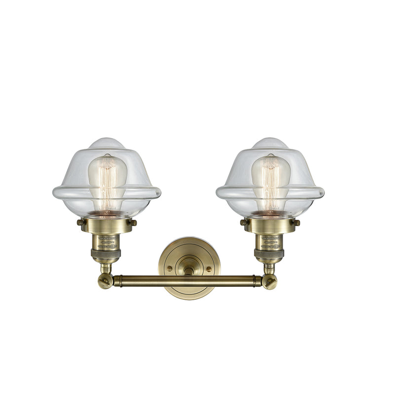 Innovations Lighting Small Oxford 2 Light Bath Vanity Light Part Of The Franklin Restoration Collection 208-AB-G532