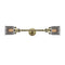 Innovations Lighting Small Bell 2 Light Bath Vanity Light Part Of The Franklin Restoration Collection 208-AB-G53-LED