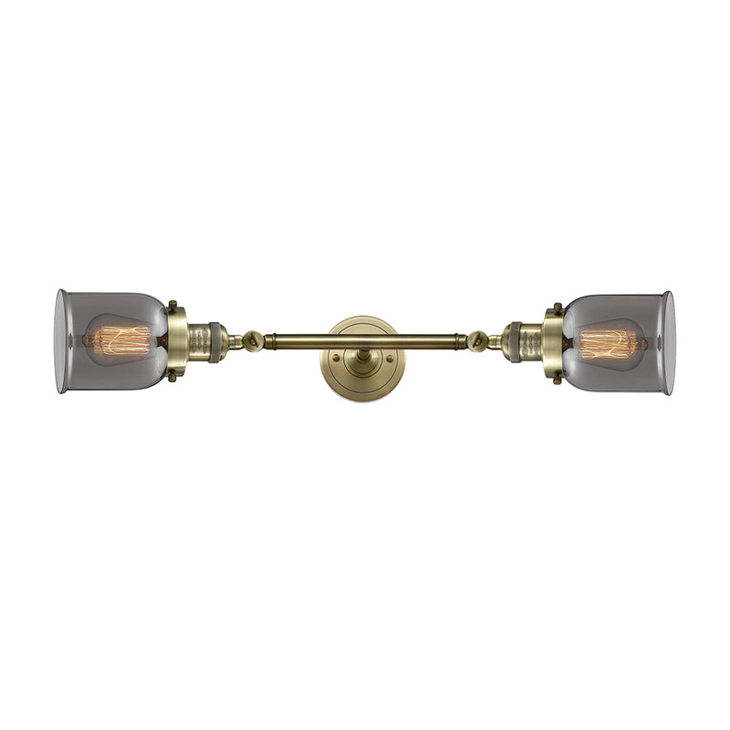Innovations Lighting Small Bell 2 Light Bath Vanity Light Part Of The Franklin Restoration Collection 208-AB-G53-LED