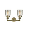 Innovations Lighting Small Bell 2 Light Bath Vanity Light Part Of The Franklin Restoration Collection 208-AB-G58-LED