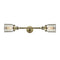 Innovations Lighting Small Bell 2 Light Bath Vanity Light Part Of The Franklin Restoration Collection 208-AB-G58-LED