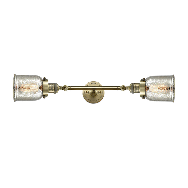Innovations Lighting Small Bell 2 Light Bath Vanity Light Part Of The Franklin Restoration Collection 208-AB-G58-LED