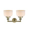 Innovations Lighting Large Bell 2 Light Bath Vanity Light Part Of The Franklin Restoration Collection 208-AB-G71-LED