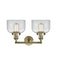 Innovations Lighting Large Bell 2 Light Bath Vanity Light Part Of The Franklin Restoration Collection 208-AB-G72-LED