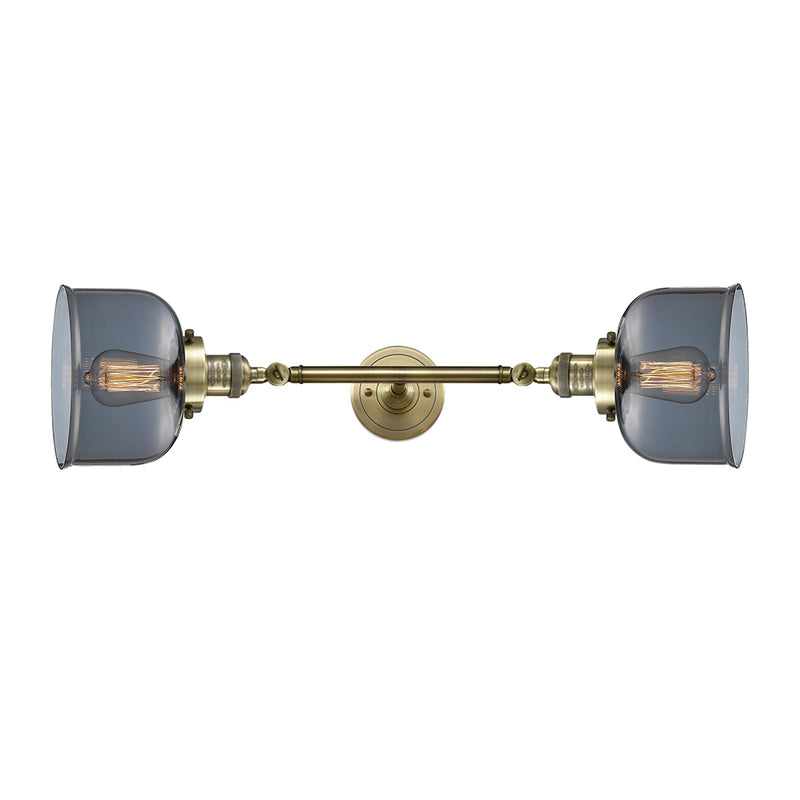 Innovations Lighting Large Bell 2 Light Bath Vanity Light Part Of The Franklin Restoration Collection 208-AB-G73
