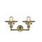 Innovations Lighting Railroad 2 Light Bath Vanity Light Part Of The Franklin Restoration Collection 208-AB-M4