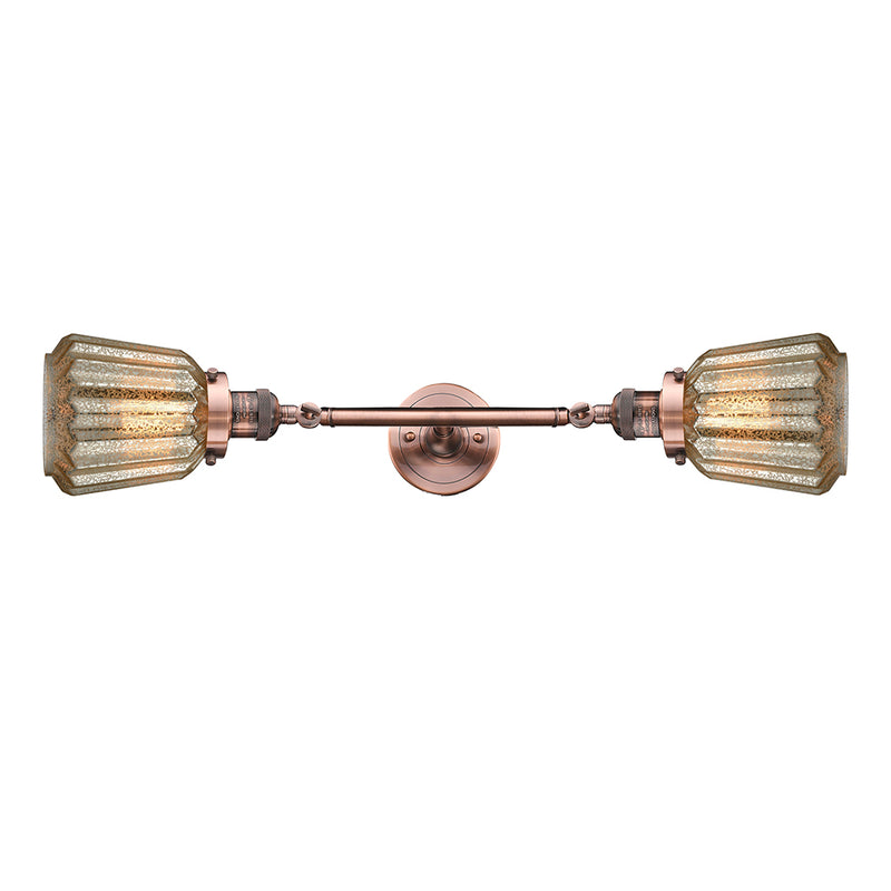 Innovations Lighting Chatham 2 Light Bath Vanity Light Part Of The Franklin Restoration Collection 208-AC-G146
