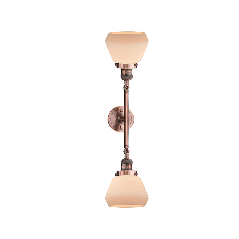 Innovations Lighting Fulton 2 Light Bath Vanity Light Part Of The Franklin Restoration Collection 208-AC-G171