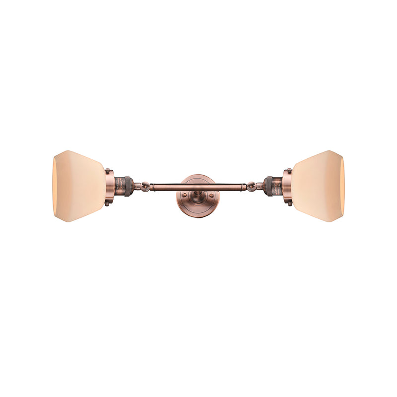 Innovations Lighting Fulton 2 Light Bath Vanity Light Part Of The Franklin Restoration Collection 208-AC-G171