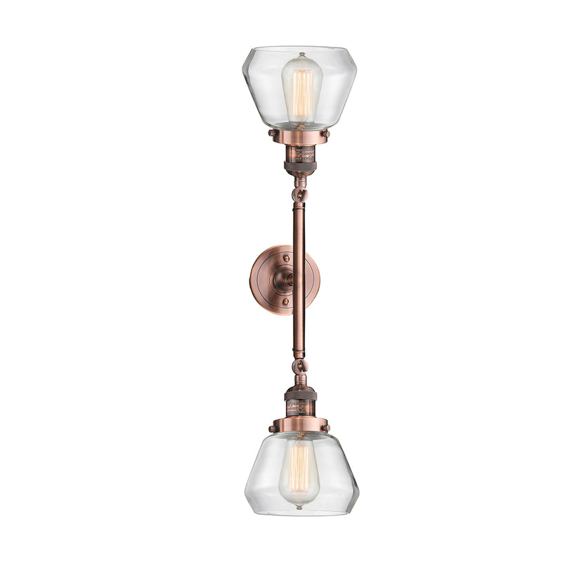 Innovations Lighting Fulton 2 Light Bath Vanity Light Part Of The Franklin Restoration Collection 208-AC-G172-LED