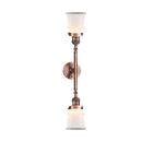 Innovations Lighting Small Canton 2 Light Bath Vanity Light Part Of The Franklin Restoration Collection 208-AC-G181S-LED