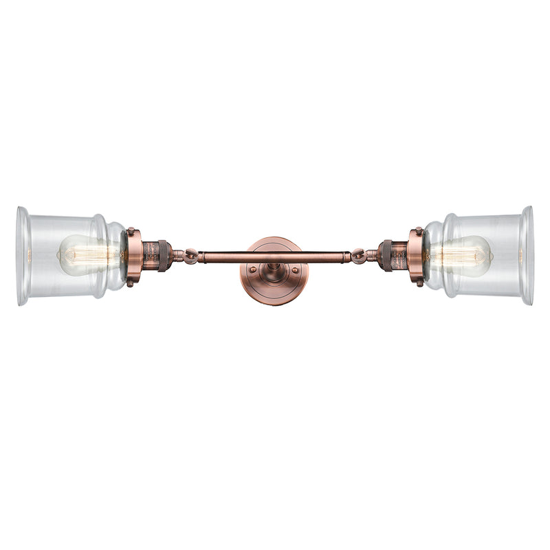 Innovations Lighting Canton 2 Light Bath Vanity Light Part Of The Franklin Restoration Collection 208-AC-G182