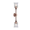 Innovations Lighting Small Canton 2 Light Bath Vanity Light Part Of The Franklin Restoration Collection 208-AC-G184S-LED