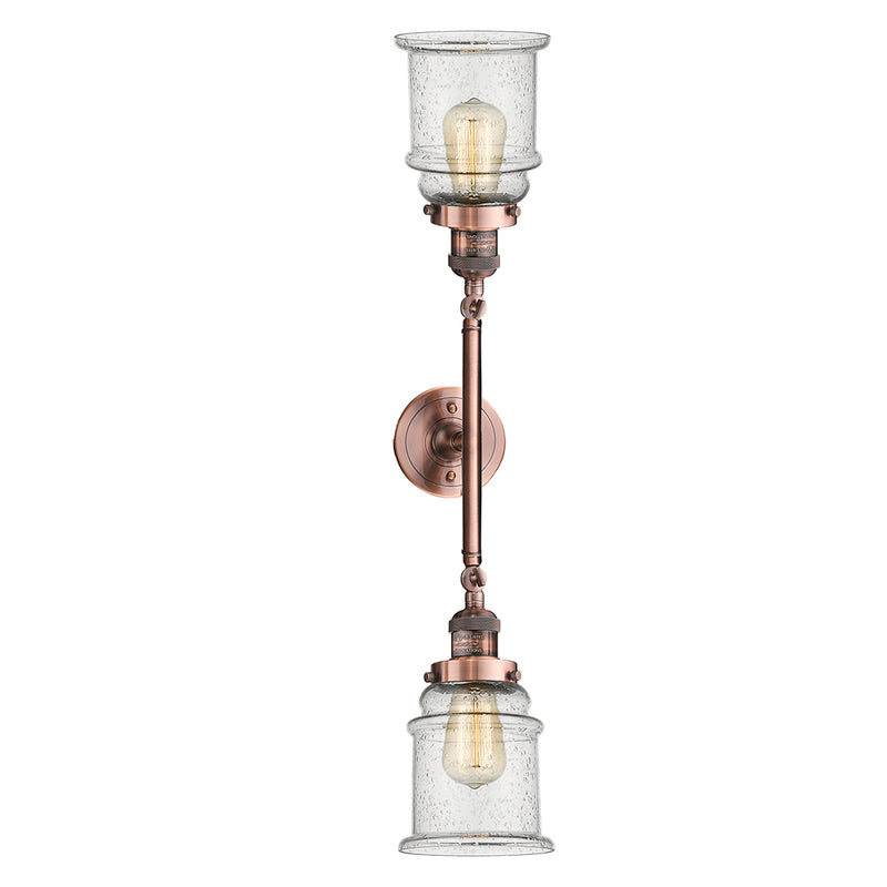 Innovations Lighting Canton 2 Light Bath Vanity Light Part Of The Franklin Restoration Collection 208-AC-G184-LED