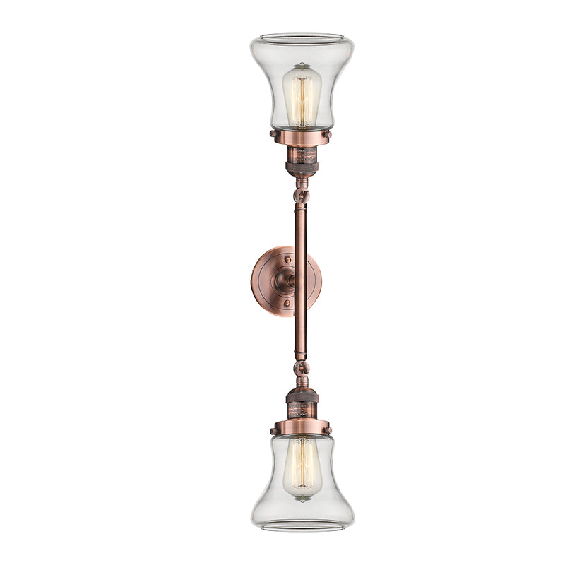 Innovations Lighting Bellmont 2 Light Bath Vanity Light Part Of The Franklin Restoration Collection 208-AC-G192