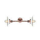 Innovations Lighting Halophane 2 Light Bath Vanity Light Part Of The Franklin Restoration Collection 208-AC-G1-LED