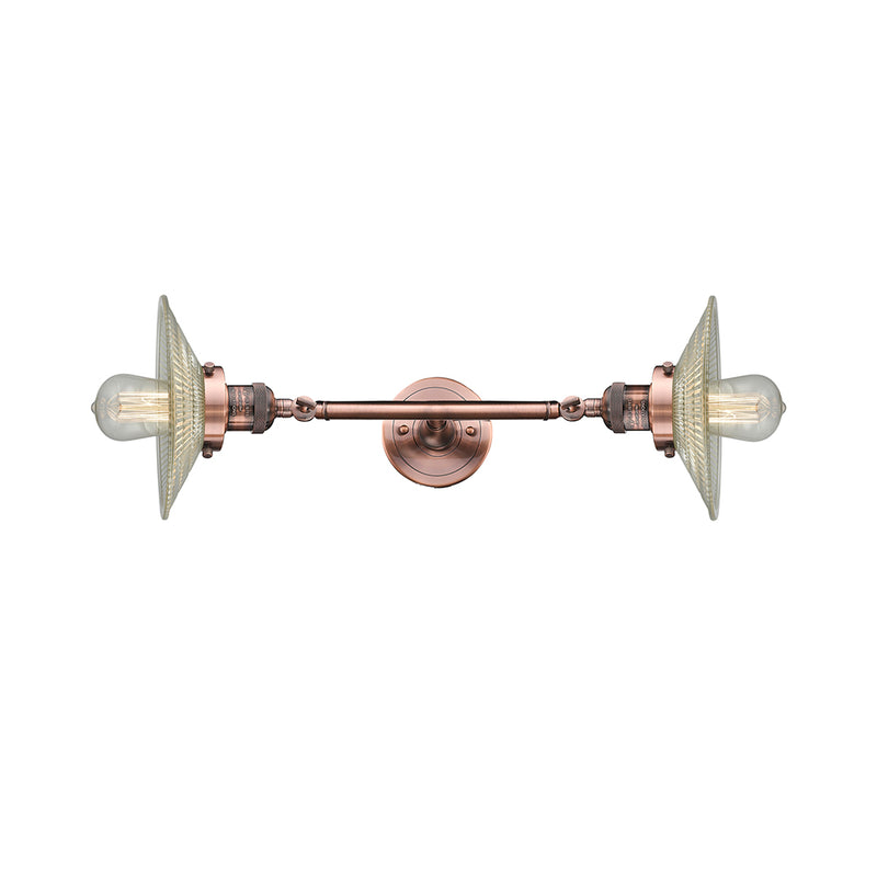 Innovations Lighting Halophane 2 Light Bath Vanity Light Part Of The Franklin Restoration Collection 208-AC-G2-LED