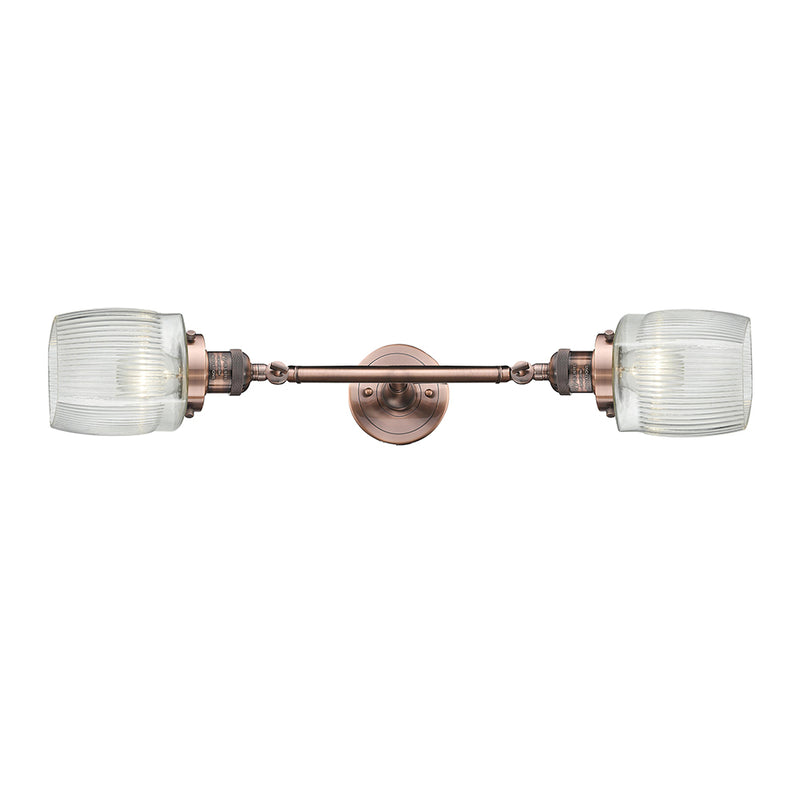 Innovations Lighting Colton 2 Light Bath Vanity Light Part Of The Franklin Restoration Collection 208-AC-G302