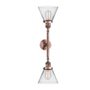 Innovations Lighting Large Cone 2 Light Bath Vanity Light Part Of The Franklin Restoration Collection 208-AC-G42-LED