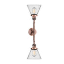 Innovations Lighting Large Cone 2 Light Bath Vanity Light Part Of The Franklin Restoration Collection 208-AC-G44-LED