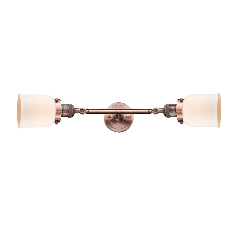 Innovations Lighting Small Bell 2 Light Bath Vanity Light Part Of The Franklin Restoration Collection 208-AC-G51-LED