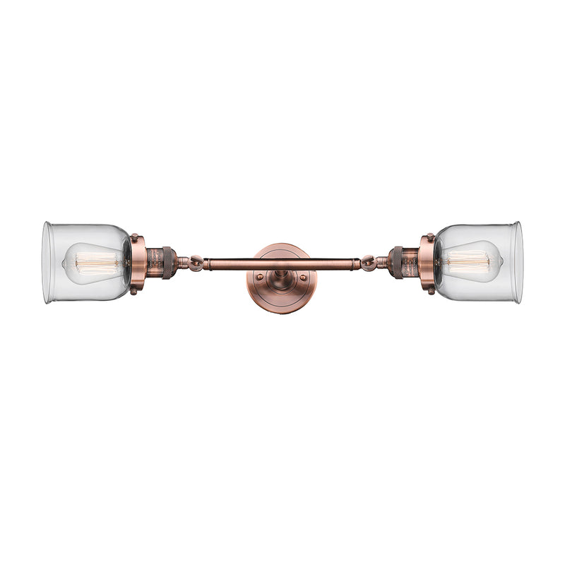 Innovations Lighting Small Bell 2 Light Bath Vanity Light Part Of The Franklin Restoration Collection 208-AC-G52-LED