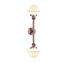 Innovations Lighting Small Oxford 2 Light Bath Vanity Light Part Of The Franklin Restoration Collection 208-AC-G531-LED
