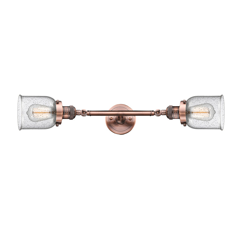 Innovations Lighting Small Bell 2 Light Bath Vanity Light Part Of The Franklin Restoration Collection 208-AC-G54-LED