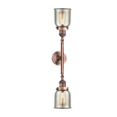 Innovations Lighting Small Bell 2 Light Bath Vanity Light Part Of The Franklin Restoration Collection 208-AC-G58-LED