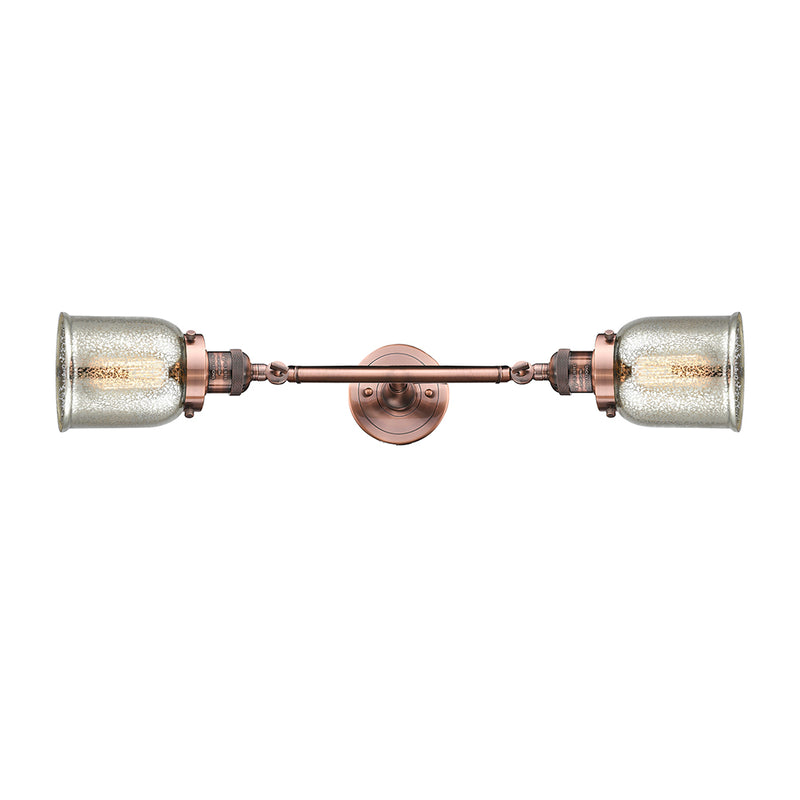 Innovations Lighting Small Bell 2 Light Bath Vanity Light Part Of The Franklin Restoration Collection 208-AC-G58-LED