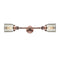 Innovations Lighting Small Bell 2 Light Bath Vanity Light Part Of The Franklin Restoration Collection 208-AC-G58