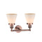 Innovations Lighting Small Cone 2 Light Bath Vanity Light Part Of The Franklin Restoration Collection 208-AC-G61
