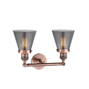 Innovations Lighting Small Cone 2 Light Bath Vanity Light Part Of The Franklin Restoration Collection 208-AC-G63