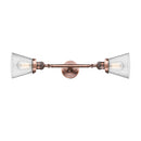 Innovations Lighting Small Cone 2 Light Bath Vanity Light Part Of The Franklin Restoration Collection 208-AC-G64-LED