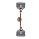 Innovations Lighting Large Bell 2 Light Bath Vanity Light Part Of The Franklin Restoration Collection 208-AC-G73-LED