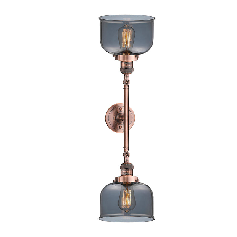 Innovations Lighting Large Bell 2 Light Bath Vanity Light Part Of The Franklin Restoration Collection 208-AC-G73
