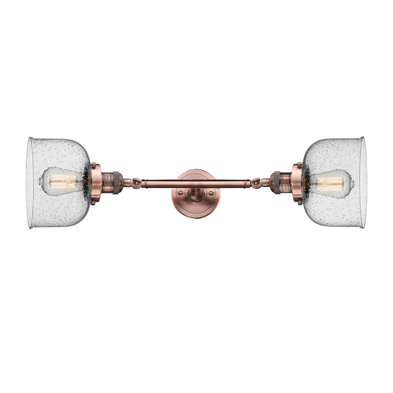 Innovations Lighting Large Bell 2 Light Bath Vanity Light Part Of The Franklin Restoration Collection 208-AC-G74