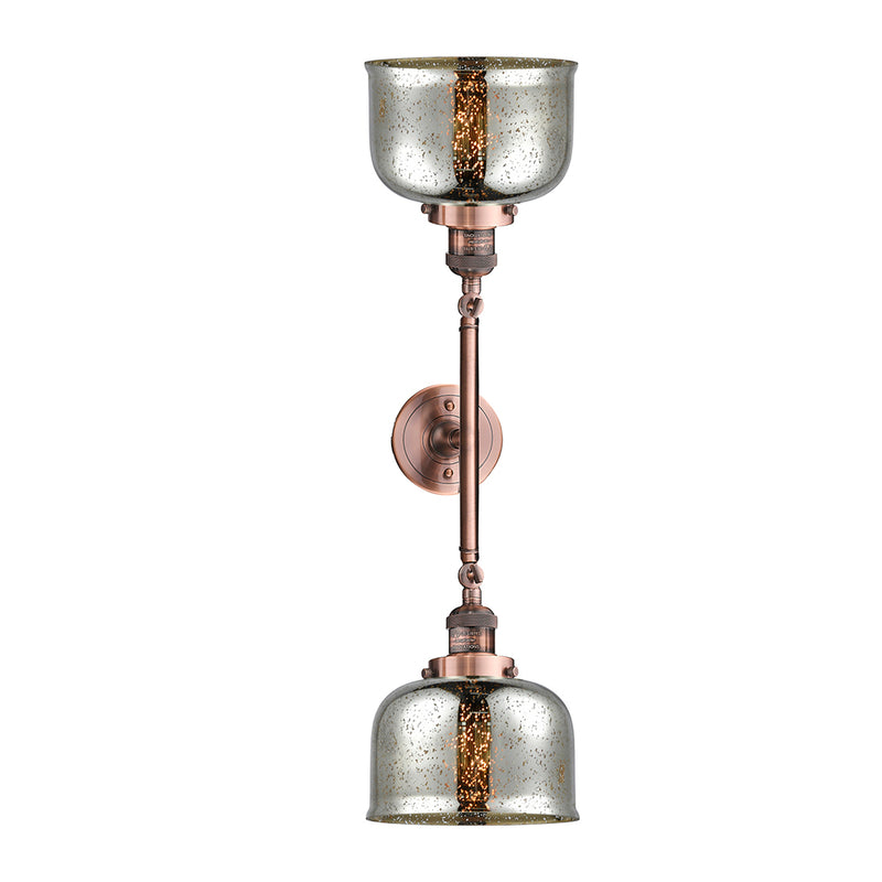 Innovations Lighting Large Bell 2 Light Bath Vanity Light Part Of The Franklin Restoration Collection 208-AC-G78-LED